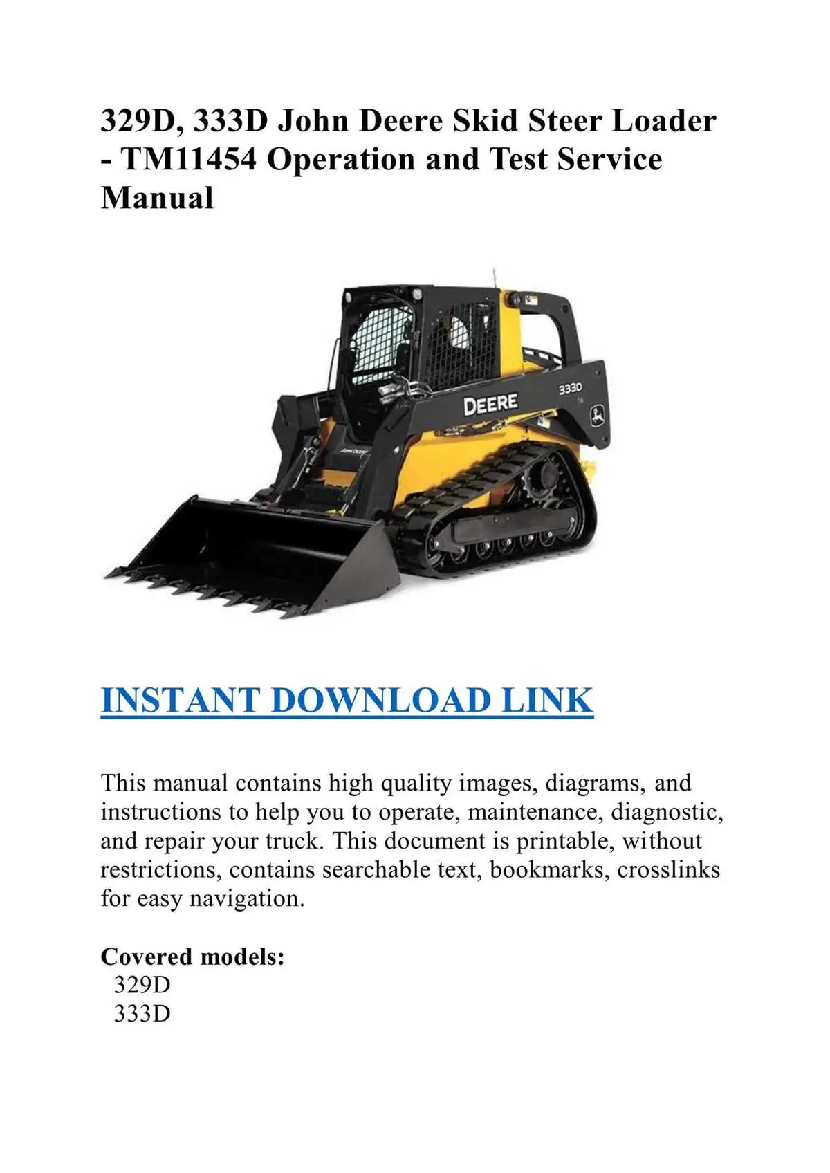john deere 333d wiring diagram