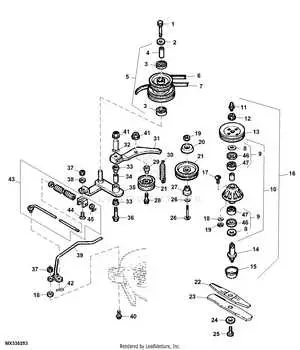 john deere 335 parts diagram