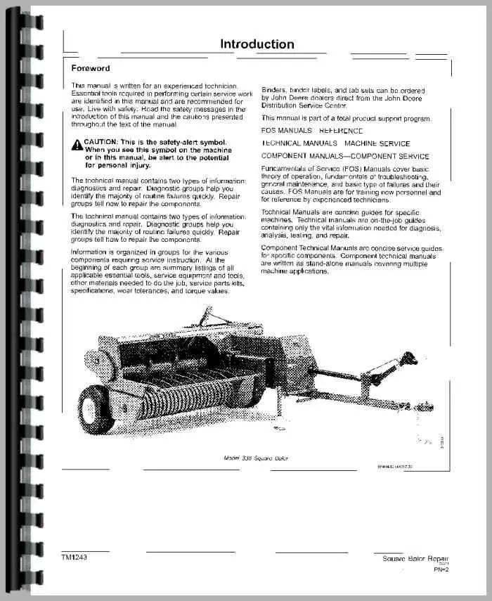 john deere 336 baler parts diagram pdf