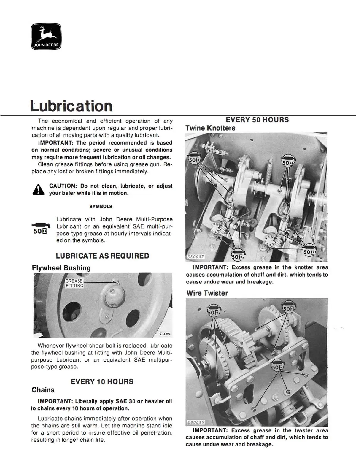 john deere 336 knotter diagram