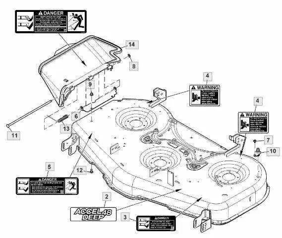 john deere 345 parts diagram