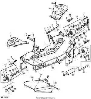 john deere 345 pulley diagram