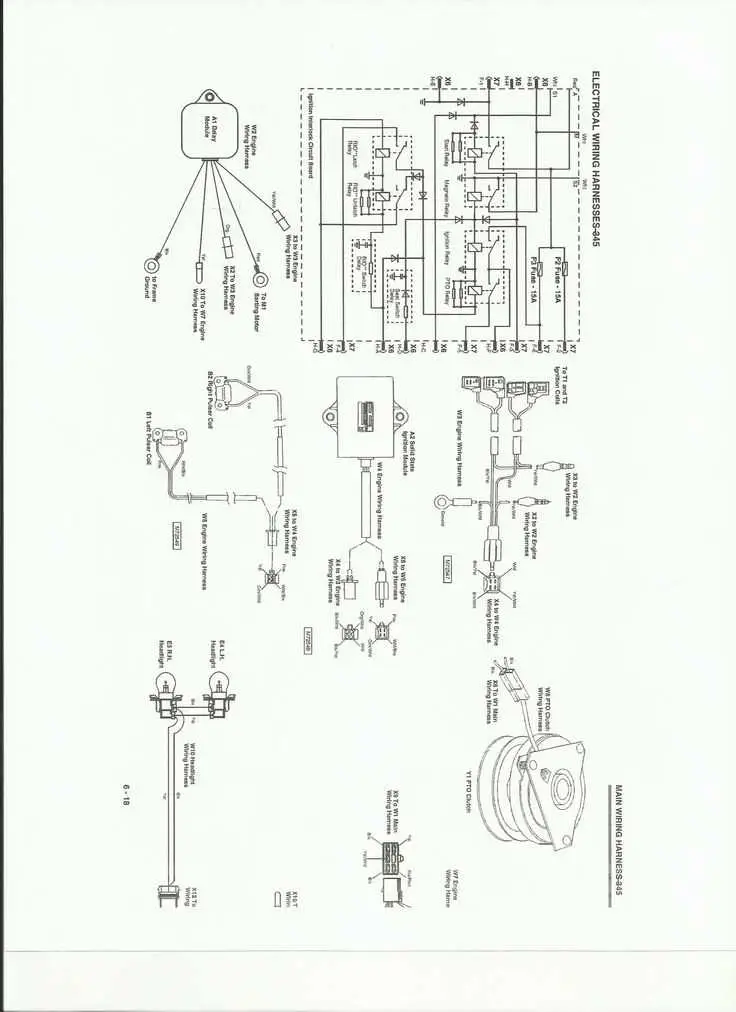 john deere 345 starter wiring diagram