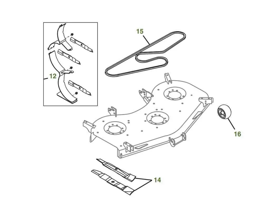 john deere 38 in mower deck diagram john deere 38 in mower deck diagram