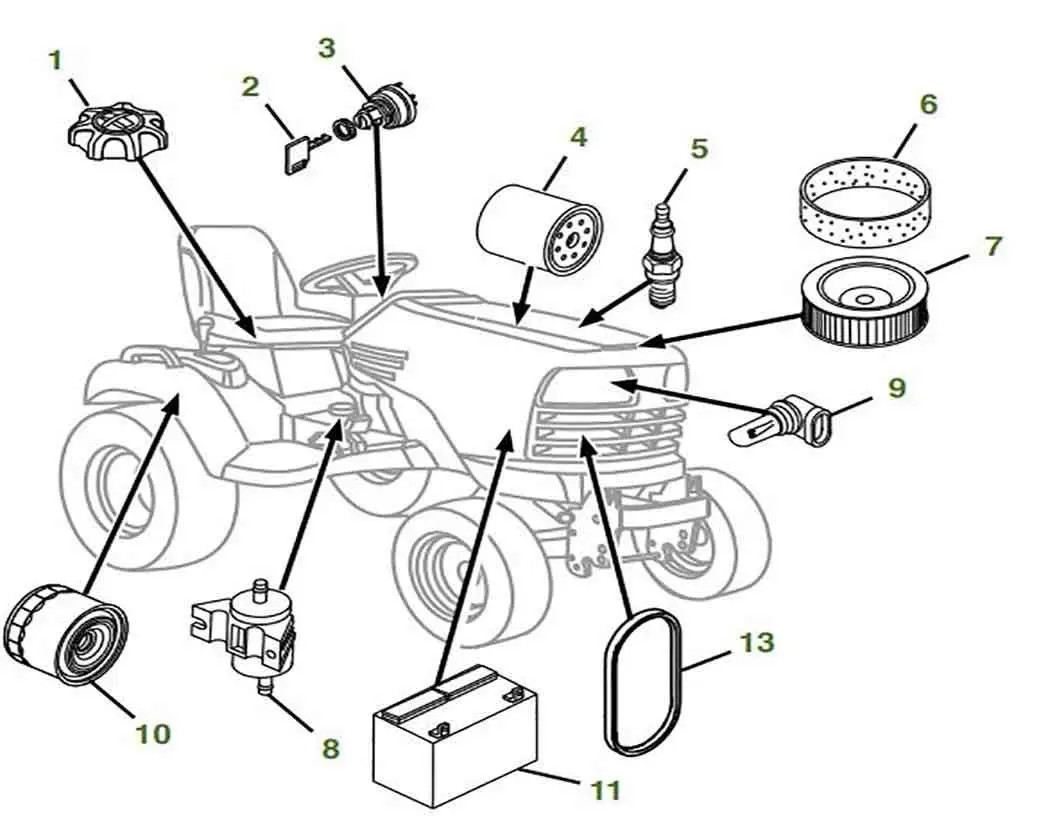 john deere 38 inch mower deck parts diagram l170