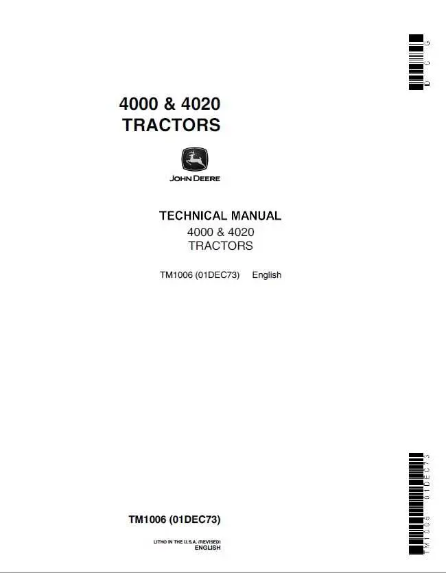 john deere 4000 series winch diagram