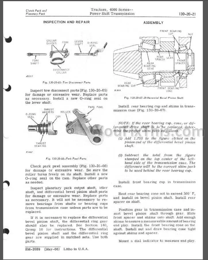 john deere 4010 transmission diagram