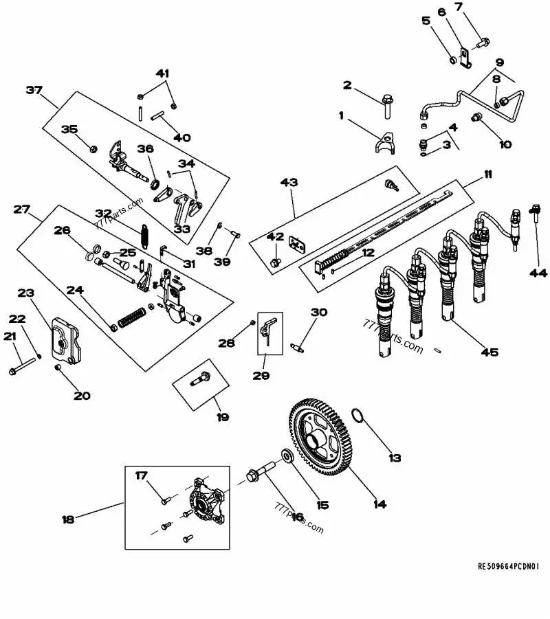 john deere 4024t parts diagram