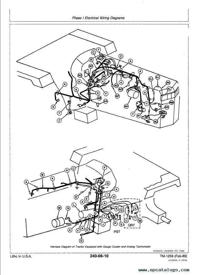 john deere 4050 wiring diagram