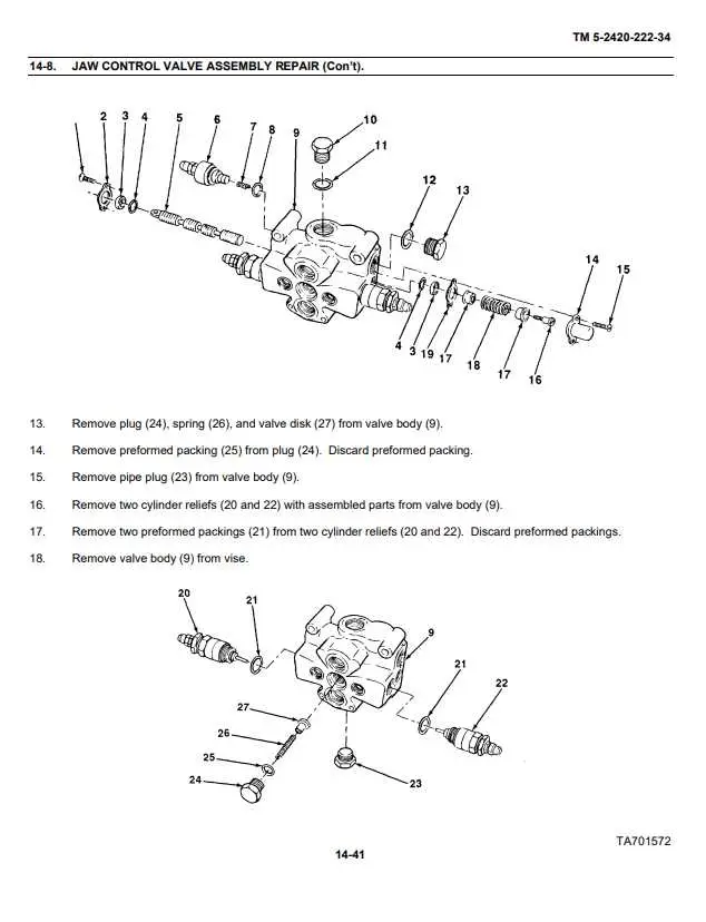 john deere 410b hydraulic diagram loader