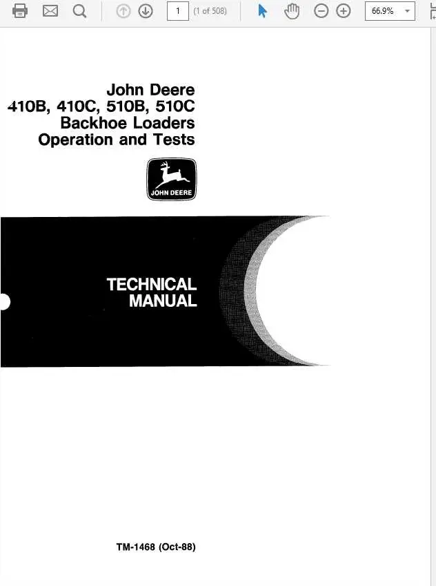 john deere 410c hydraulic diagram