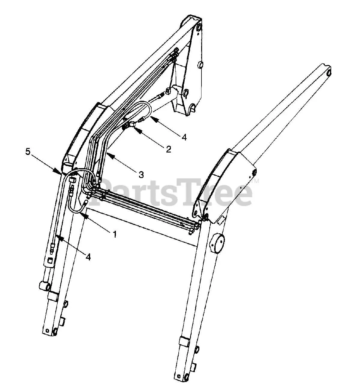 john deere 440 loader parts diagram