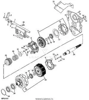 john deere 4400 exploded lights diagram
