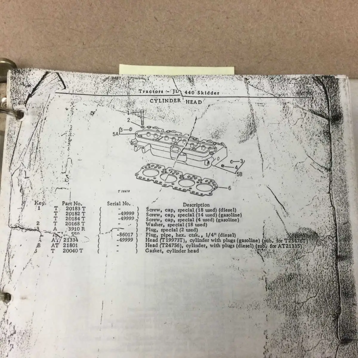 john deere 440c skidder winch diagram