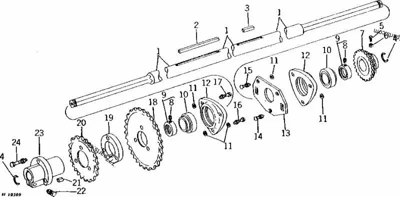 john deere 4420 combine parts diagram