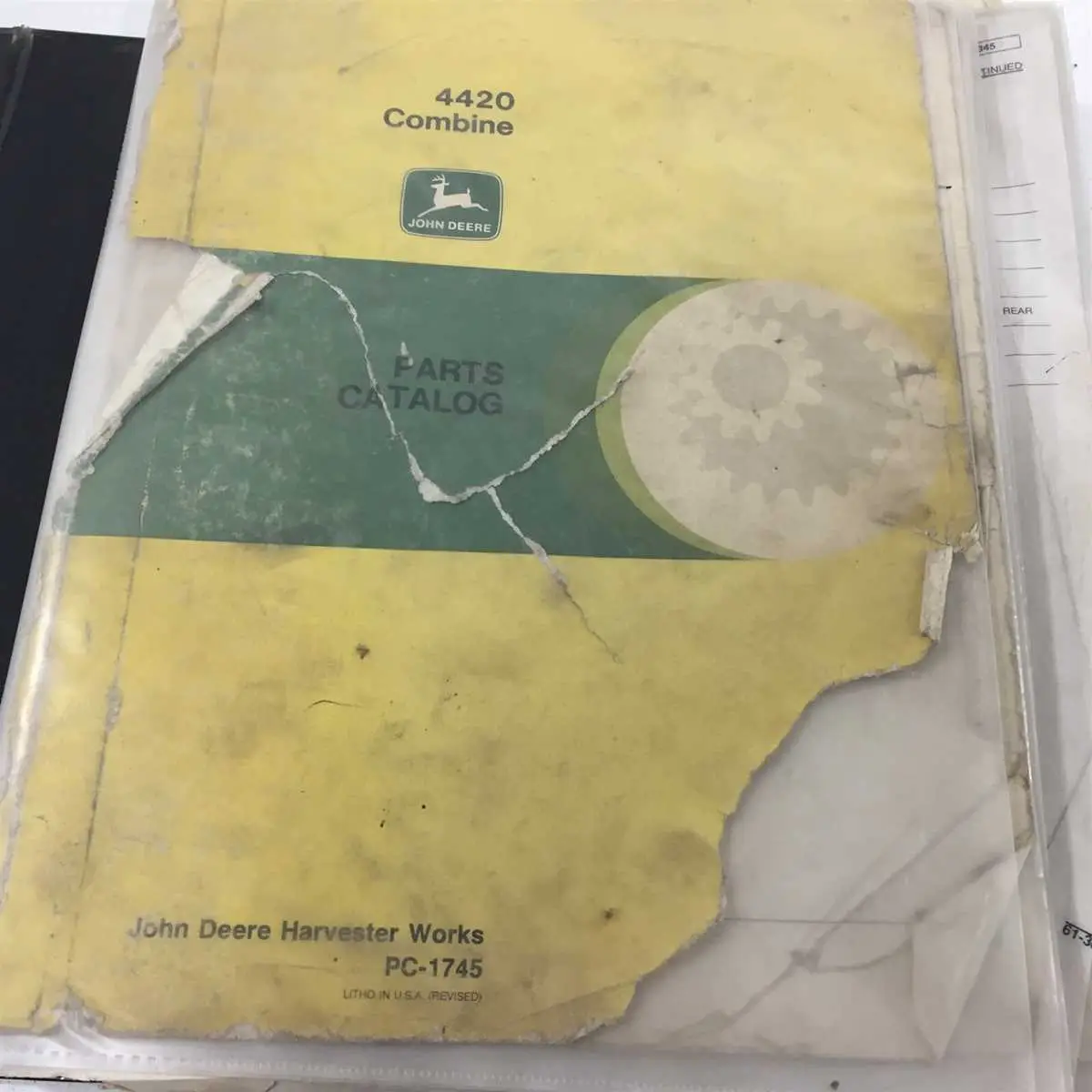 john deere 4420 combine rotary screen parts diagram