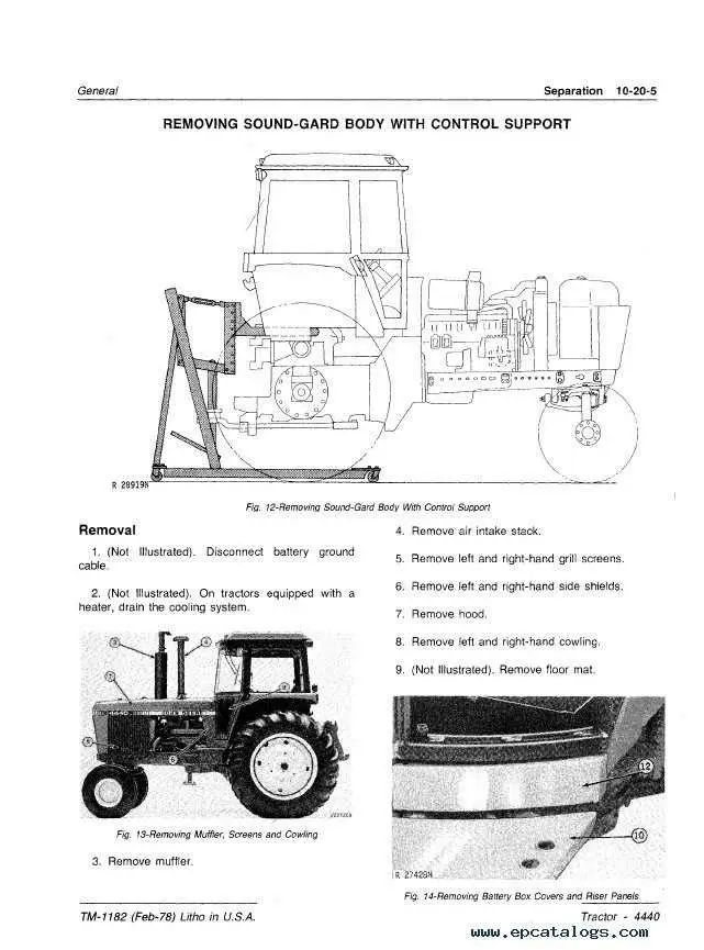john deere 4440 air conditioner diagram