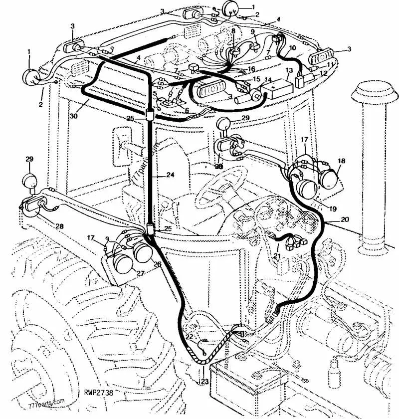 john deere 4440 wiring diagram