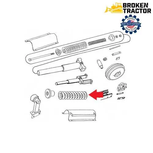 john deere 450 parts diagram