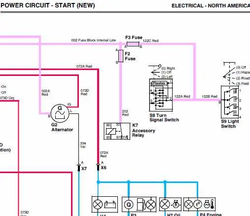 john deere 4500 parts diagram