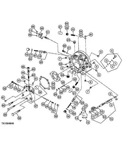 john deere 450h parts diagram