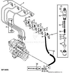 john deere 4600 compact tractor engine breakdown diagram