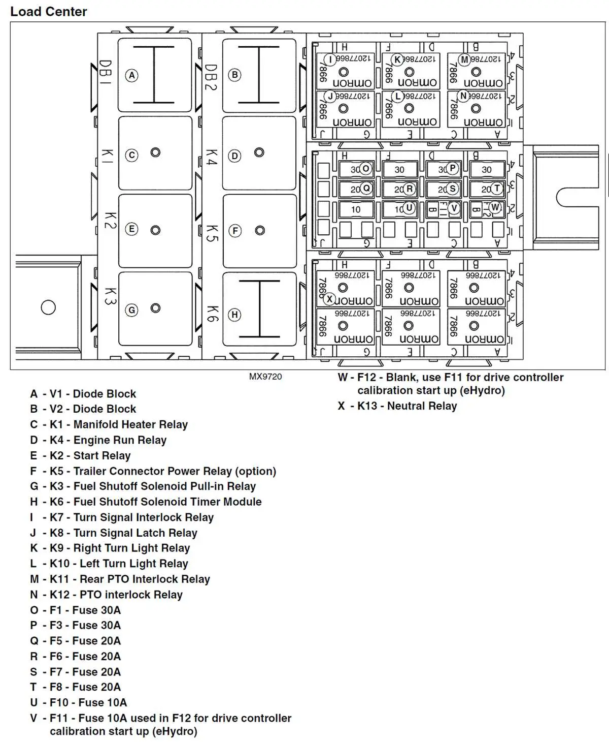 john deere 4610 fuse box diagram