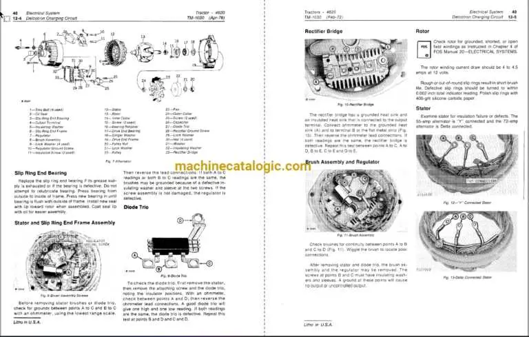 john deere 4620 injection pump diagram