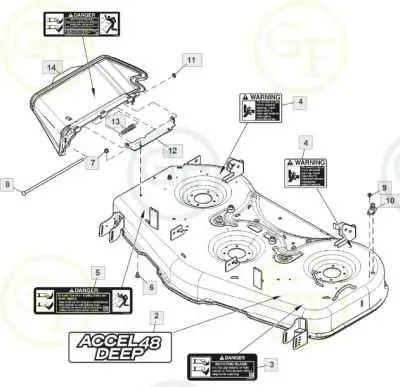 john deere 48 accel deep mower deck belt diagram john deere 48 accel deep mower deck belt diagram