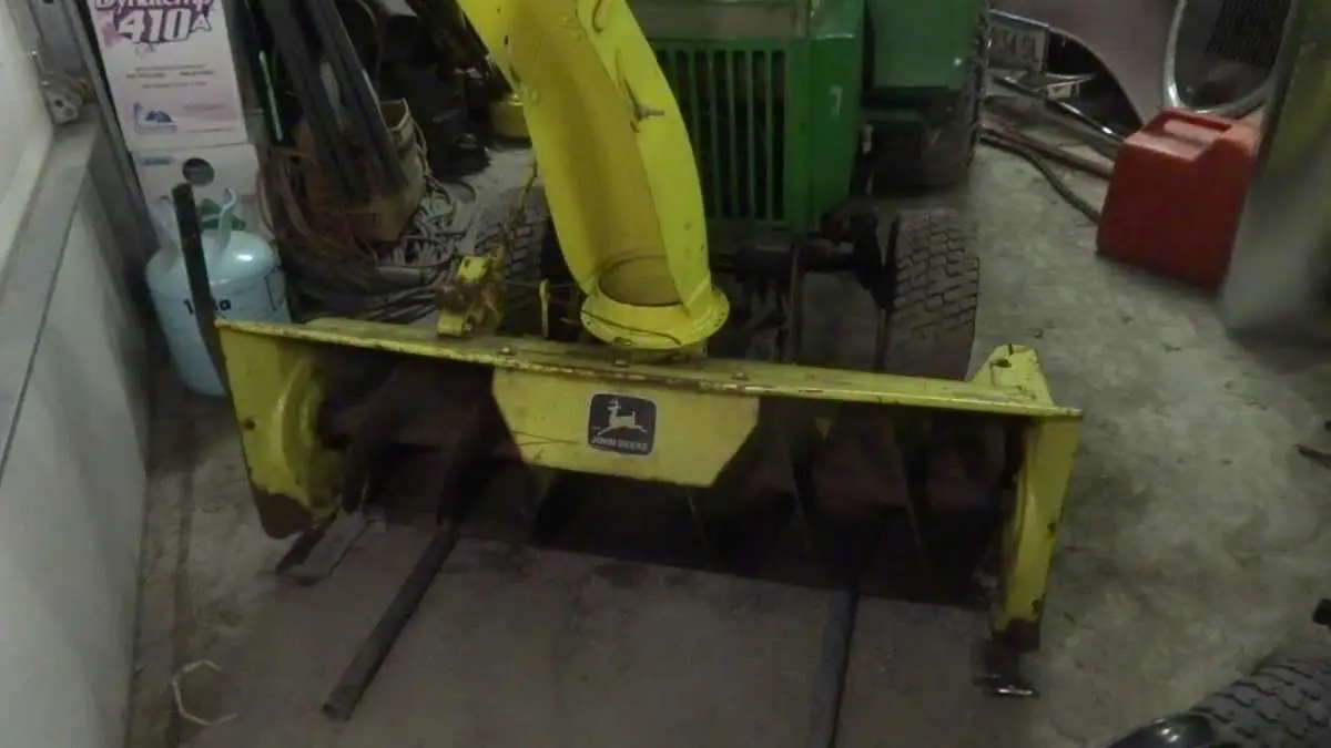 john deere 49 snowblower chain tension diagram
