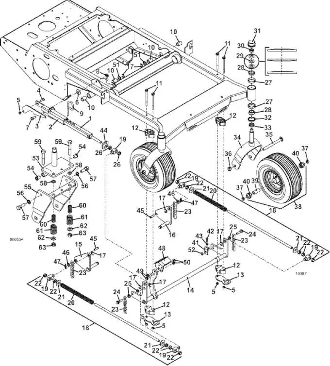 john deere 52 inch mower deck belt diagram
