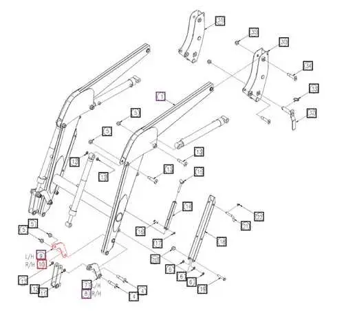 john deere 541 loader parts diagram
