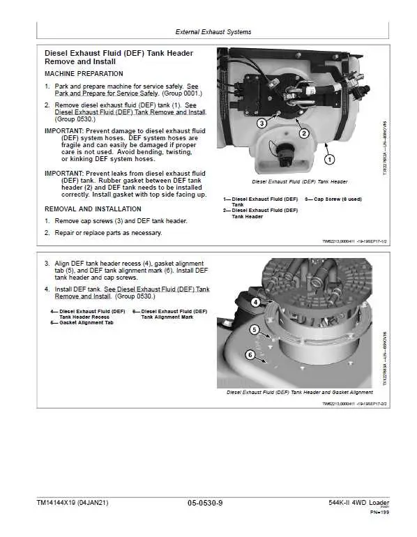 john deere 544k parts diagram