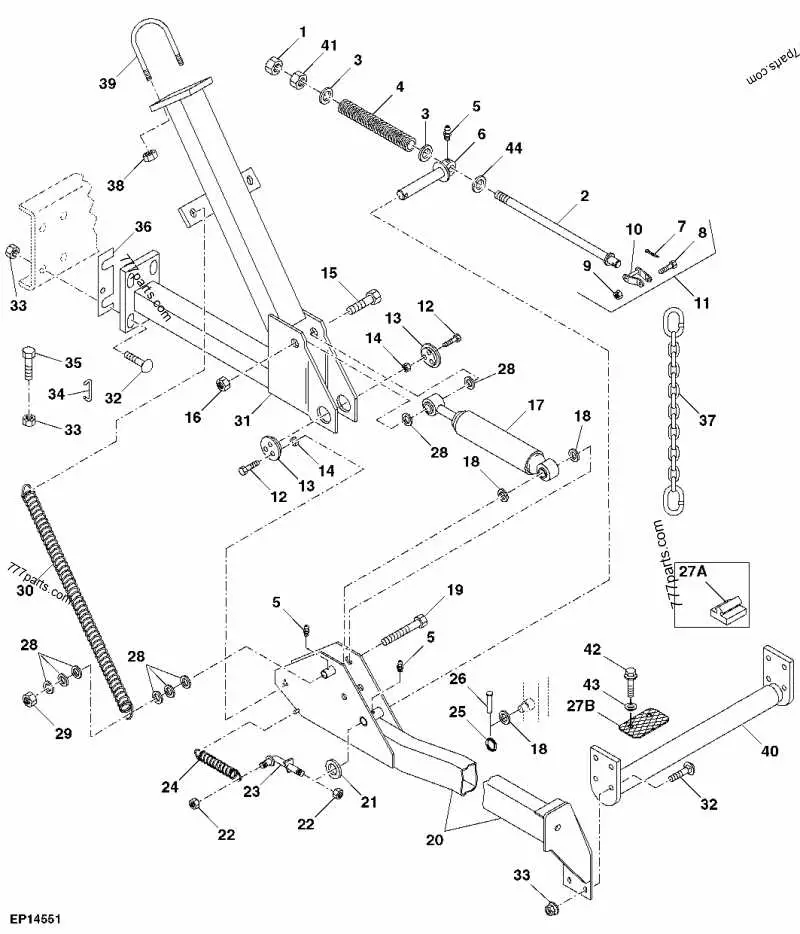 john deere 568 baler parts diagram