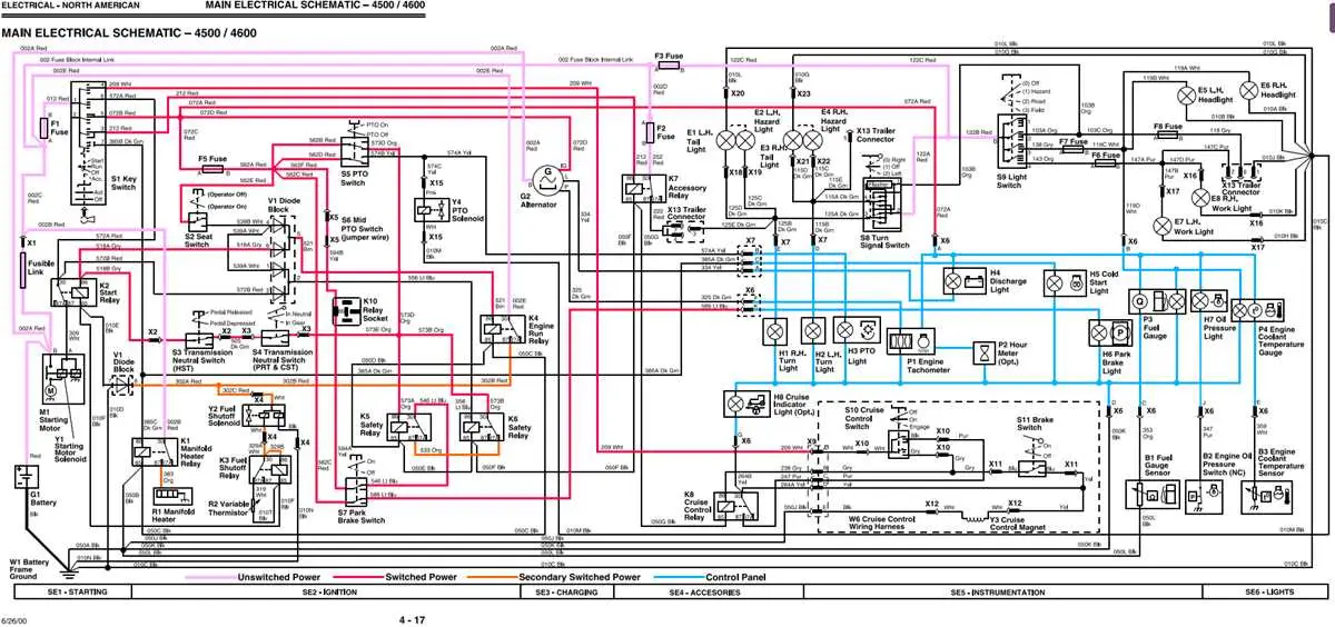 john deere 6310 fuse box diagram