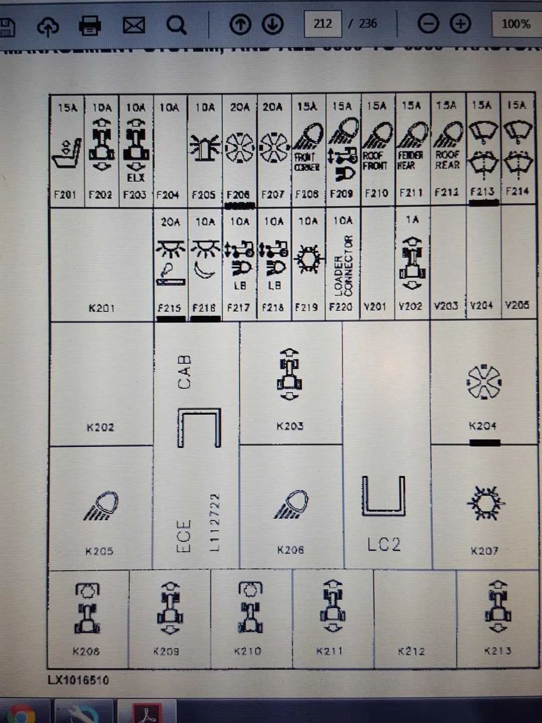 john deere 6400 fuse panel diagram