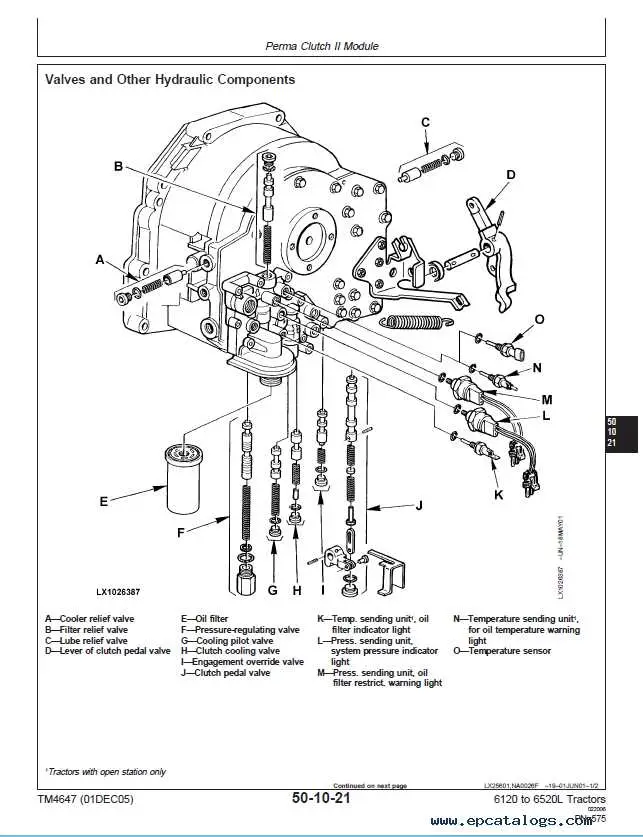 john deere 6420 belt diagram