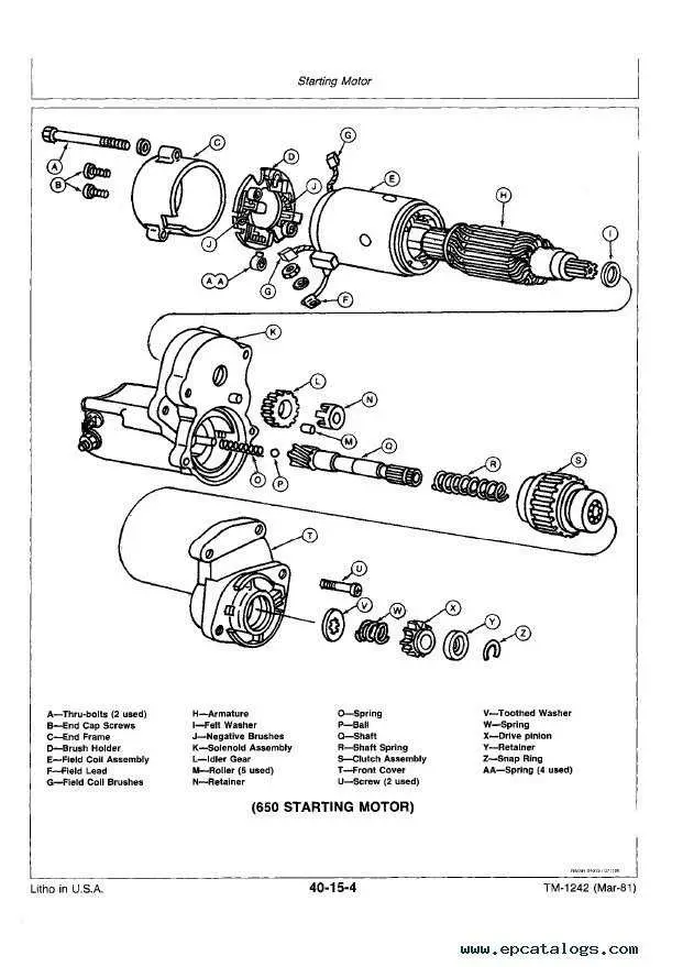 john deere 650 brake diagram