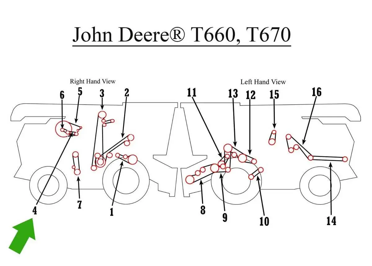 john deere 6600 combine parts diagram