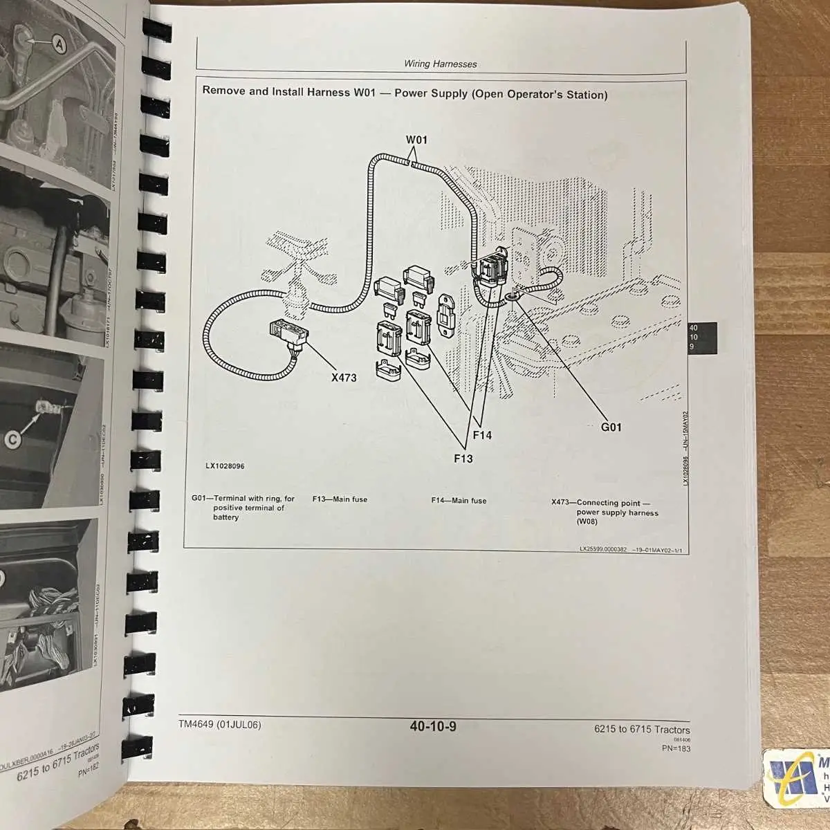 john deere 6615 parts diagram