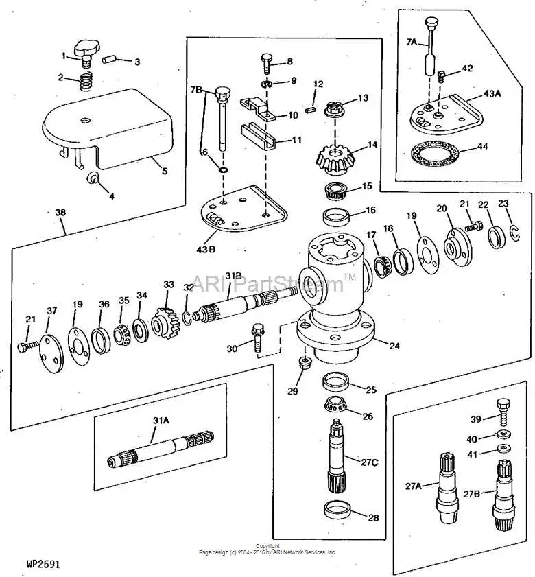 john deere 709 parts diagram
