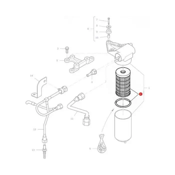 john deere 7210 fuel line diagram