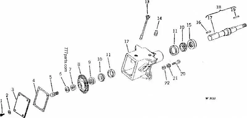 john deere 727a parts diagram