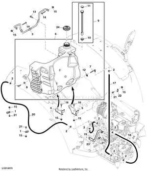 john deere 737 fuel line diagram