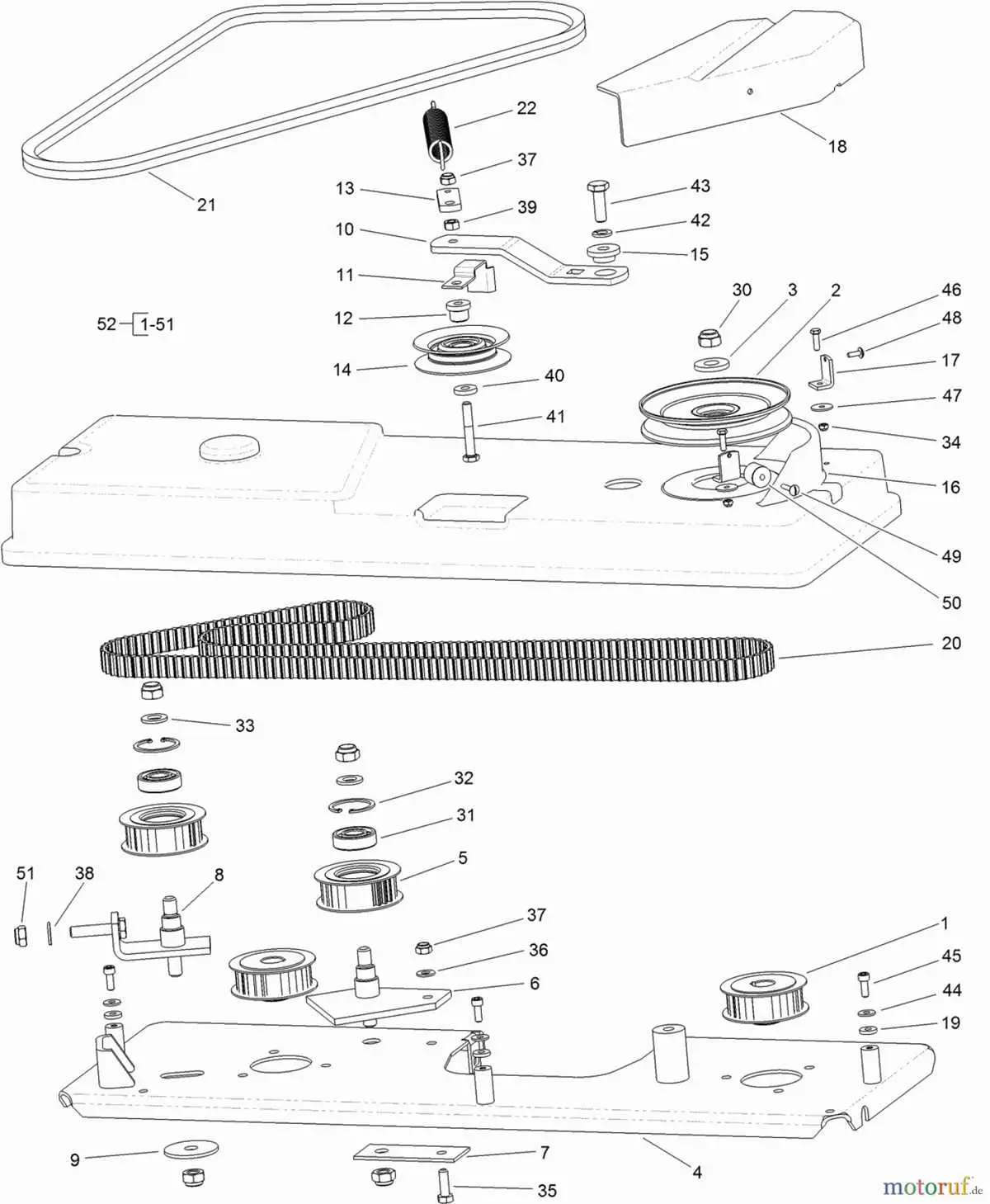 john deere 7420 belt diagram