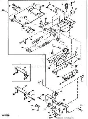 john deere 755 parts diagram