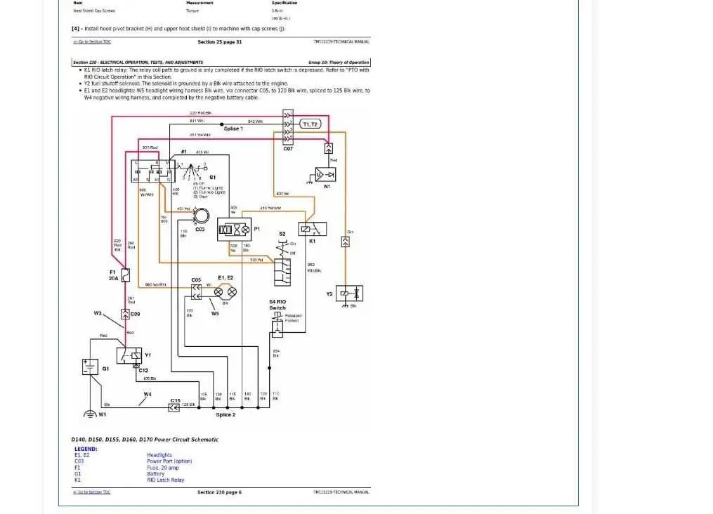 john deere 7775 wiring diagram