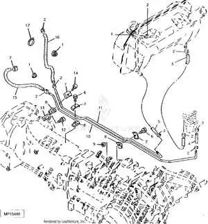 john deere 790 fuel system diagram
