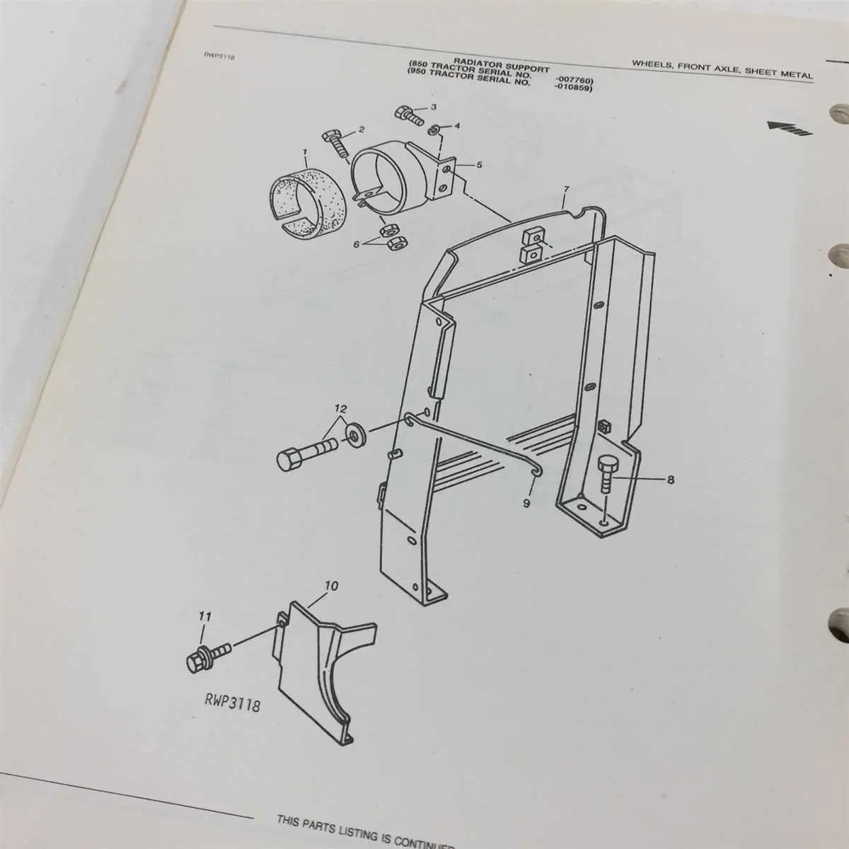 john deere 850 parts diagram