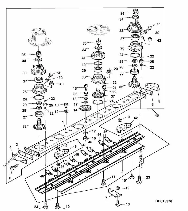 john deere 930 moco parts diagram